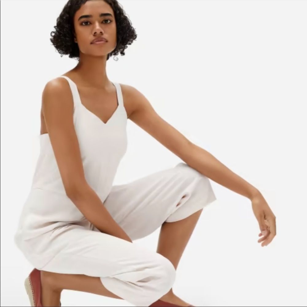Everlane goweave slip jumpsuit size 8